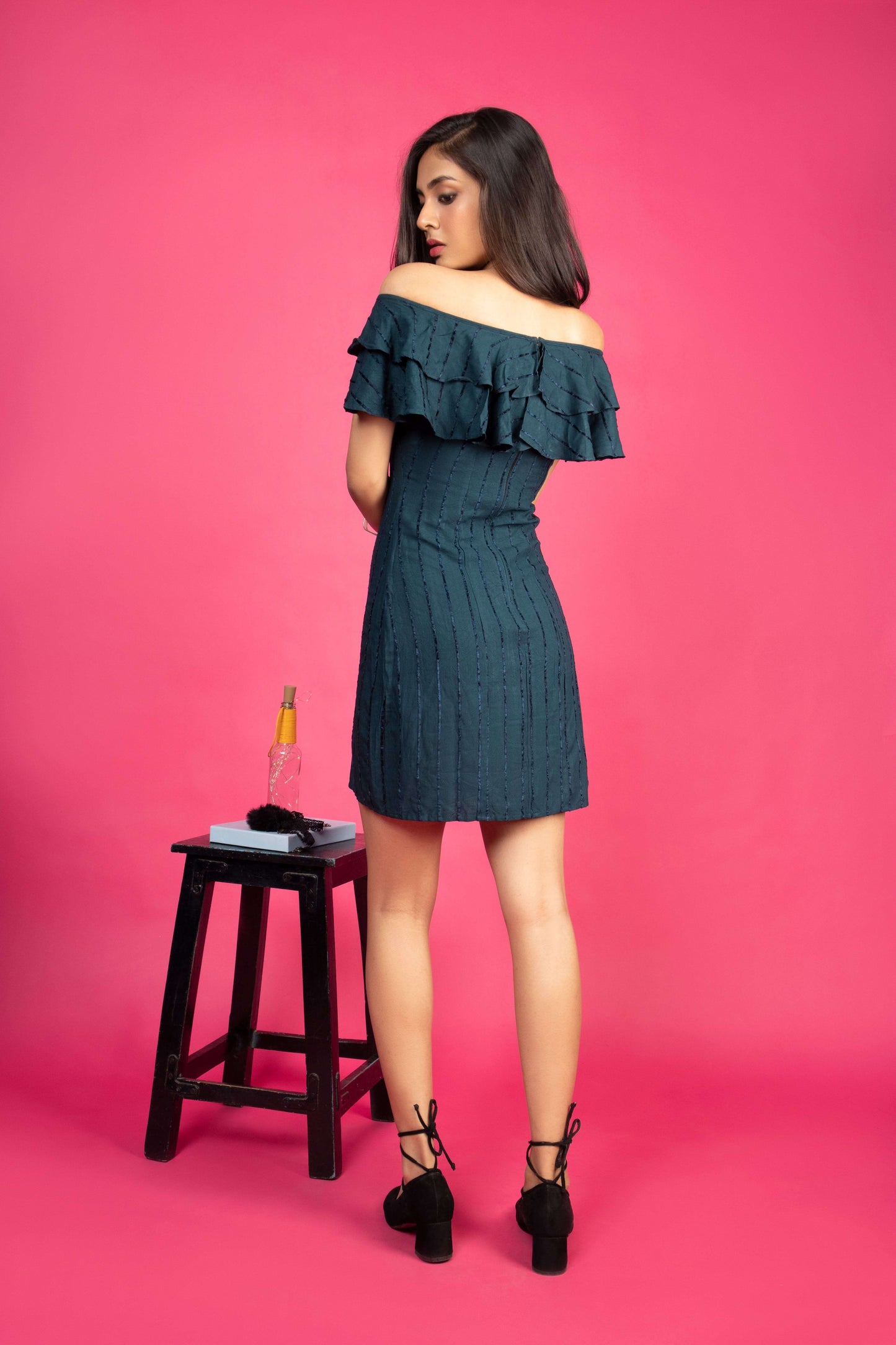 THE VELVETEEN TEAL - Dress