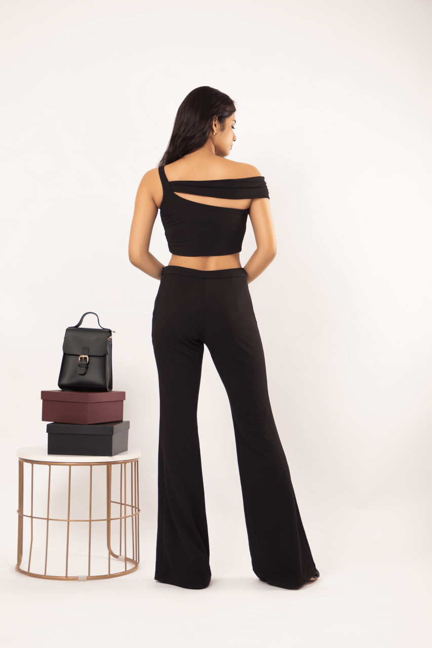 THE BLACK BOOTCUT CO-ORD SET