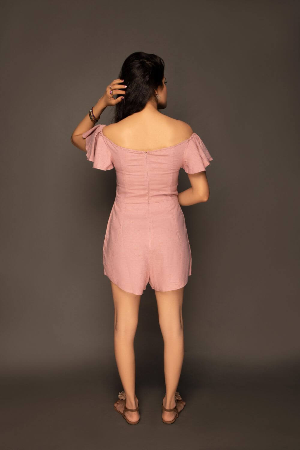 Carnation Candy Romper