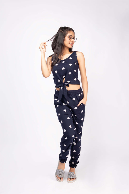 JUST HEARTS LOUNGE WEAR SET